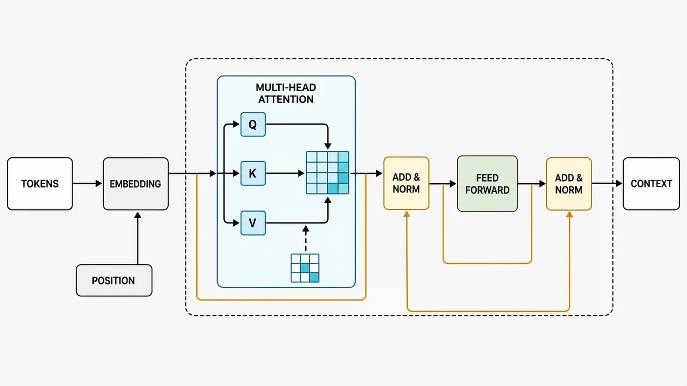 Transformer Encoder 计算流程